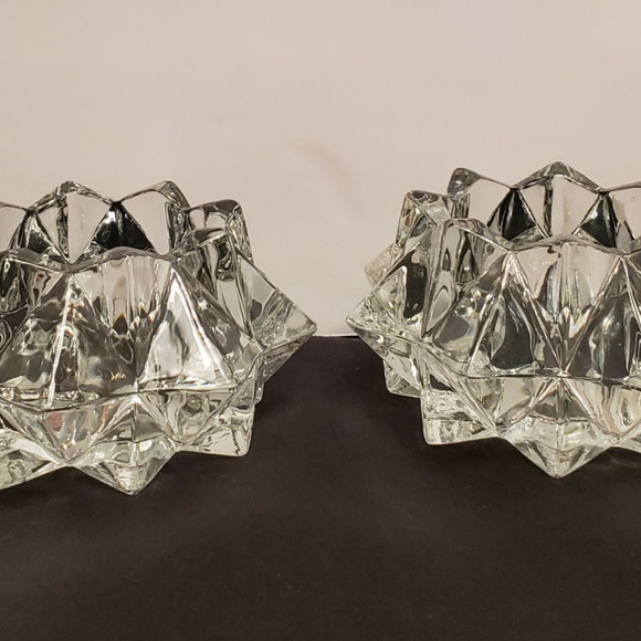 Other - Vintage Candleholders Indiana Glass Starbursts Pattern